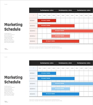 브랜드 마케팅 실행 계획 PPT 템플릿 – 사업 추진 전략
