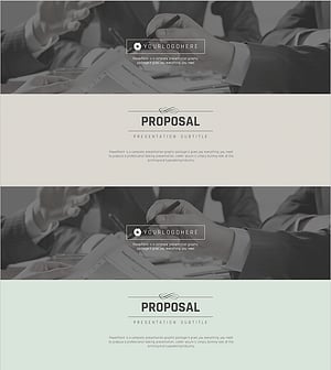 Business Classic Theme Proposal Cover