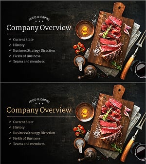 Restaurant Business Plan Template Section Slide – Company Overview