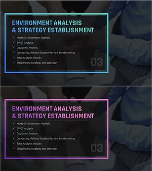 최고의 파트너십 제안서 간지 – 구체적인 환경 분석과 전략 수립