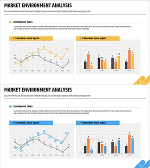 프로젝트 시장 환경 분석 차트 – 강력한 경쟁 대응 전략