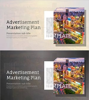 Advertising Marketing Plan Template Cover – Effective Business Proposal
