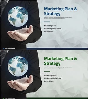 글로벌 사업가를 위한 마케팅 기획서 간지 슬라이드