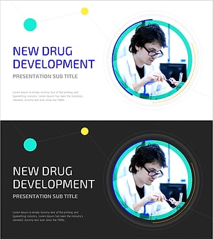 New Drug Development Investment Attraction Template Cover – First Step Towards Innovation