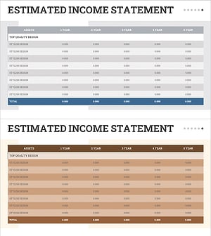 네이비 브라운 수익 계산표