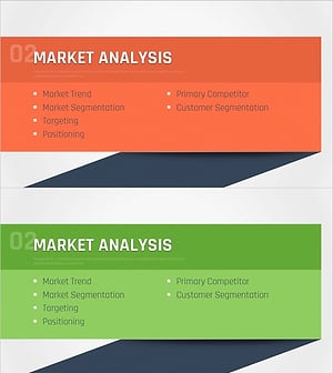 Dynamic Band Marketing Plan Template Section Slide