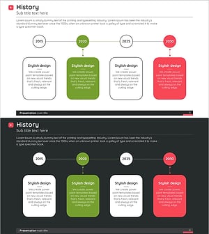 Round Square History Diagram – Visual Representation of Historical Flow