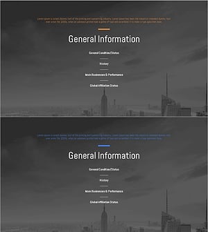 시티 테마 제안서 템플릿 간지