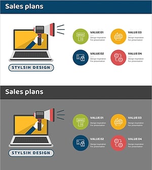 제품 판매 계획 설정 – 효율적인 사업 관리 슬라이드