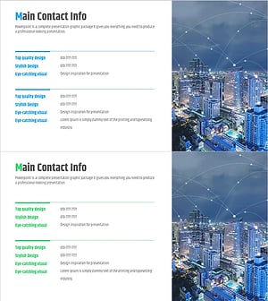 기업 주요 프로필 정보 슬라이드