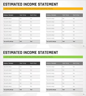 Visualizing Financial Performance with Cash Flow Statement Table