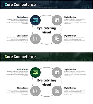 비즈니스 전략 핵심 다이어그램 – 효율적이고 시각적인 구조