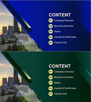 건축 솔루션 회사 소개 목차 – 비즈니스 개요 및 상태