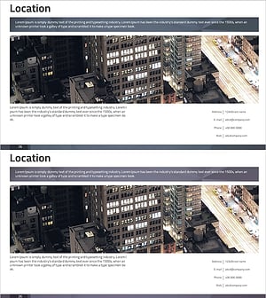 약도 슬라이드 – 회사 위치 설명