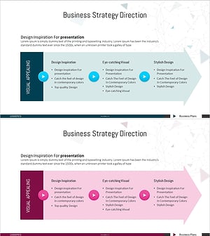 단계별 비즈니스 전략 다이어그램 - 마케팅 계획과 전략
