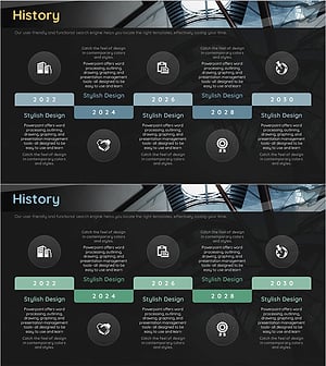 건설 회사 히스토리 다이어그램 – 사업추진 전략을 시각화