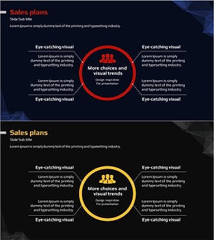 상품 판매 계획 원 연결 다이어그램