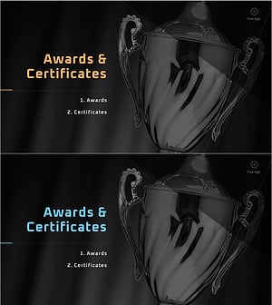 세련된 회사소개서 템플릿 간지