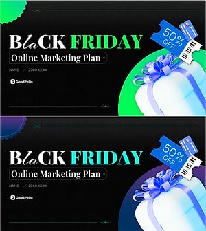 Black Friday Promotion Planning Proposal Cover