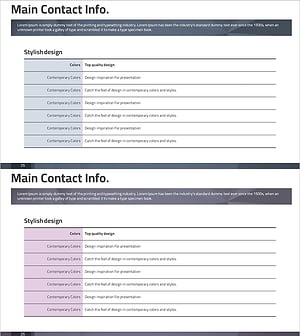 법률사무소 프로필 정보 – 현대적 디자인