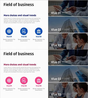 성공을 향한 프로젝트 설계 슬라이드 – 비즈니스 개념 시각화