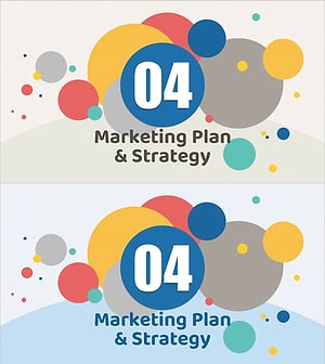 일러스트 원형 테마 마케팅 기획 템플릿 간지 – 시각적 매력과 효과