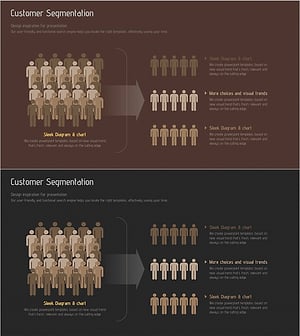 타겟 소비자 분석 및 세분화 다이어그램