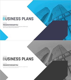 다목적 사업계획서 템플릿 표지