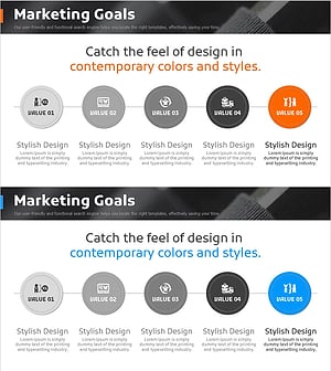 의류 서비스 마케팅 목표 – 현대적 디자인