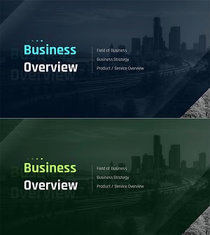 실용적인 회사소개서 템플릿 간지 – 비즈니스 개요