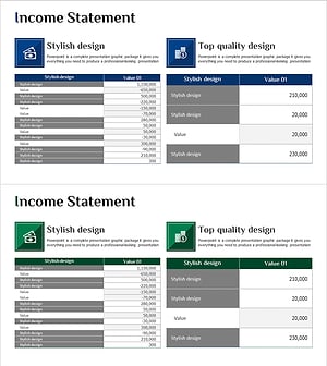 손익계산서 분석 테이블 – 재무성과를 한눈에