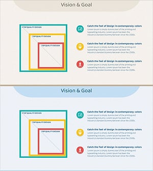 사각 내포 다이어그램으로 사업 비전 전달하기
