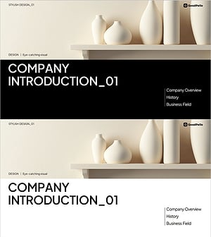 Interior Product Introduction Template Section Slide – Stylish Visual