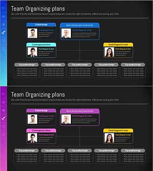 회사 주요인력 프로필 조직도 – 강력한 팀 구성을 담다