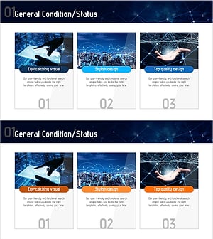 미래기술 사업 프로젝트 소개 – 혁신과 성장을 담은 다이어그램 슬라이드