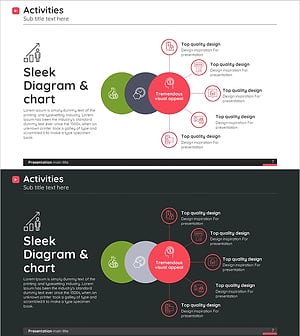 기업 활동 영역 소개 다이어그램 – 사업영역을 시각화하다