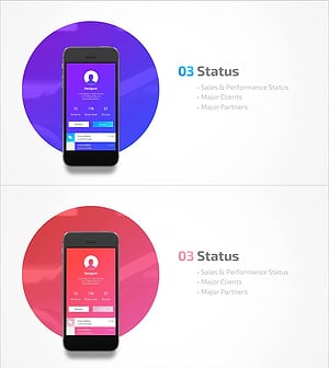 Mobile App Company Profile Template Section Slide 03