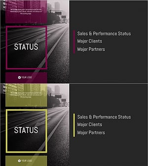 Road Company Profile Template Section – Performance and Growth