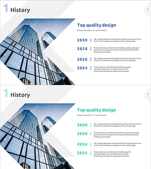 Startup History Introduction Slide – Business Growth and Vision