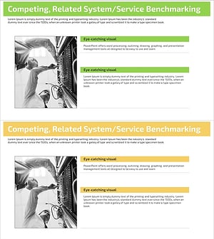 Competitive Systems & Services Benchmarking Slide Template