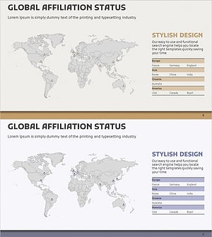 글로벌 타겟 국가 분석 PPT – 시장 및 경쟁사 분석
