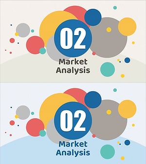 일러스트 원형 테마 마케팅 기획 템플릿 간지 – 효과적인 시장 분석 시각화