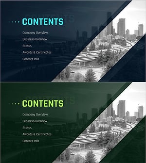 Practical Company Profile Template Contents