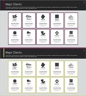 주요 협력 파트너사 목록 – 클러스터로 고객 성공 사례 시각화
