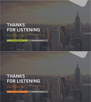 Round Square Line Template Ending Cover