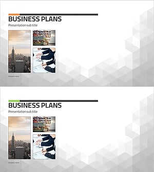 심플 테마 사업계획서 템플릿 표지 – 전문성과 신뢰를 담은 디자인