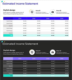 Medical Business Income Report Table – Visualizing Financial Performance
