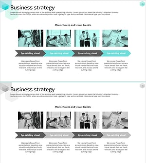 사업 프로그램 단계별 절차 – 비즈니스 전략 비주얼