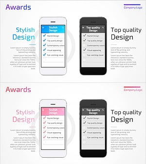모바일 상품 개요 리스트 – 스타일리시한 디자인