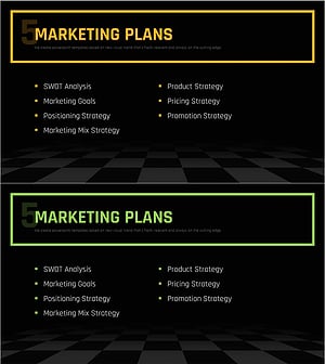 Chess Themed Business Strategy Template Section Slide